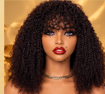 Thabile Curly Fringe Wig - Dragon City Hair